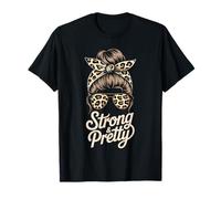 Glam Strong & Pretty Wellness Mud Run, Gimnasio, Equipo, mamá, Entrenamiento Camiseta