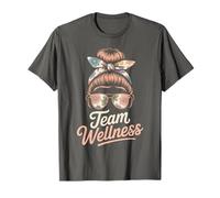 Glam Team Wellness P.E Gym OT Enfermera Experta PTA Entrenamiento Entrenador Camiseta
