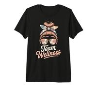 Glam Team Wellness P.E Gym OT Enfermera Experta PTA Entrenamiento Entrenador Camiseta Premium