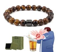 Glame Anti Alcohol Bracelet, Anti Alcohol Magnetic Bracelet Women & Men, Helps Reduce the Urge to Drink, Relieve Anxiety and Stress (T)