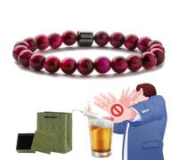 Glame Anti Alcohol Bracelet, Anti Alcohol Magnetic Bracelet Women & Men, Helps Reduce the Urge to Drink, Relieve Anxiety and Stress (Y)