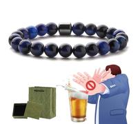 Glame Anti Alcohol Bracelet, Anti Alcohol Magnetic Bracelet Women & Men, Helps Reduce the Urge to Drink, Relieve Anxiety and Stress (X)