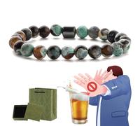 Glame Anti Alcohol Bracelet, Anti Alcohol Magnetic Bracelet Women & Men, Helps Reduce the Urge to Drink, Relieve Anxiety and Stress (E)