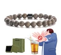 Glame Anti Alcohol Bracelet, Anti Alcohol Magnetic Bracelet Women & Men, Helps Reduce the Urge to Drink, Relieve Anxiety and Stress (Z)