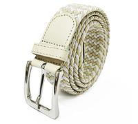 Glamexx24 Cinturón Elástico Unisex de Tela Trenzada, Ajustable y Cómodo para Hombres y Mujeres, Ideal para Ropa Casual y Formal, Disponible en Múltiples Colores y Tallas para