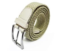 Glamexx24 Cinturón para Hombre Mujeres Unisex Trenzado Elástico Cinturón para Jeans, Ajustable y Cómodo, Ropa Casual y Formal, Disponible en Múltiples Colores