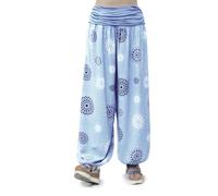 Glamexx24 Pantalones Yoga Mujer Pantalones Bombachos Casuales de Cintura Alta Pantalones Harem Playa Baggy Pants Danza Pilates, Estilos Sólidos y Estampados