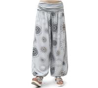 Glamexx24 Pantalones Yoga Mujer Pantalones Bombachos Casuales de Cintura Alta Pantalones Harem Playa Baggy Pants Danza Pilates, Estilos Sólidos y Estampados