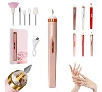 Glamics Nail Set, Glamics Manicure Set, Glamics Electric Manicure Nail Machine Set, Glamics Electric Nail Manicure Set, Glamics Nail Drill for Nails Dead Skin Calluses (Light Pink)