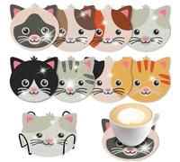 Glamifyr 8 posavasos de pintura de diamantes, posavasos para pintura por números, pintura de diamantes, para adultos, manualidades, adultos, pintura de dimond, manualidades para adultos, pintura de