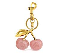 Glamifyr Llavero Cereza Bolsos Colgantes, Bolsos Colgante Cherry Charm Bag Accessories, Bolsos Colgante Cereza Colgante Moda, Aa., Talla única