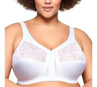Glamorise - Conjunto de lencería clásico para mujer, color blanco, talla 130d