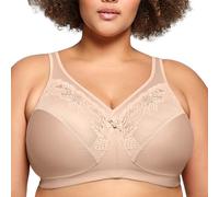 Glamorise Glamorise Magic Lift Minimizer Bra Full Coverage Bra, Mujer, Beige (Café 211), 36E (Manufacturer Size: 80F)