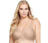 Glamorise Magic Lift Front Close Posture Support Bra, Sujetador para Mujer, Beige 100B
