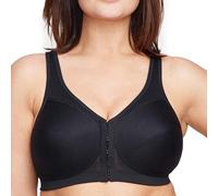 Glamorise Magic Lift Front Close Posture Support Bra, Sujetador para Mujer, Negro 105E