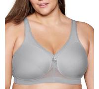 Glamorise MagicLift Active Support Bra Wirefree #1005, Sujetador básico Mujer, Gris, 130F