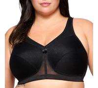Glamorise MagicLift Active Support Bra Wirefree #1005, Sujetador básico Mujer, Negro, 125L (Talla del Fabricante: 48K)