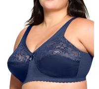 Glamorise MagicLift Original Support Bra Wirefree #1000, Sujetador Mujer, Azul, 100D
