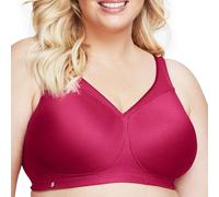 Glamorise MagicLift Seamless Sports Bra Wirefree 1006 Sujetador Deportivo, Opaco, Rojo (rubí), 110D para Mujer