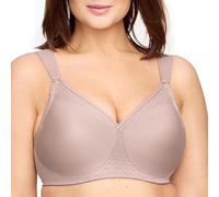 Glamorise Plus-Size T-Shirt Bra with Seamless Straps, Sujetador para Mujer, Beige (Taupe), 90F (Talla del Fabricante:105F)