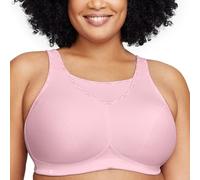 Glamorise Sport-Bustier mit bestem Halt Ohne Bügel #1066 Sujetador Deportivo, Opaco, Perfekt Pink, 44DD De Las Mujeres