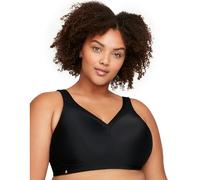 Glamorise Women's Sports - Sujetador Deportivo para Mujer, Color Negro, Talla UK 46 D