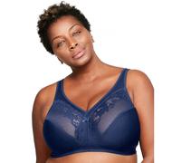 Glamorise MagicLift Minimizer Bra Wirefree #1003 Sujetador Reductor, Opaco, Azul, 90D para Mujer
