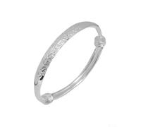 Glamorous For Women's - Pulsera chapada en plata con encanto único (01)
