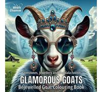 Glamorous Goats: Bejewelled Goat Colouring Book