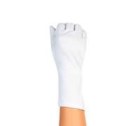 GLAMORY Gloves Guantes de media, 42 ES, Blanco, Talla única (Pack de 2) Women's