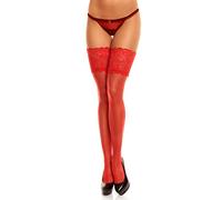 Glamory Medias de sujeción Comfort 20-rojo-60-62