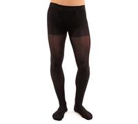 GLAMORY Microman 100 Mallas Largas, 100 den, Negro, 4XL Grande Men's