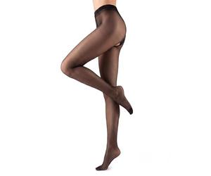 Glamory Ouvert 20 Pantimedias entrepierna Negro XL