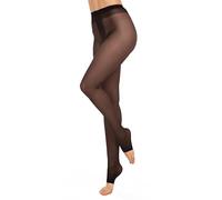 GLAMORY Toeless 20 Medias finas sin dedos Negro 2XL