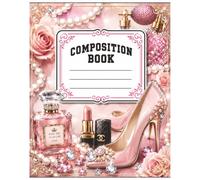 Glamour & Grace Composition Book: College Ruled Notebook • 110 Pages • Soft Cover