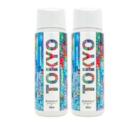 GLAMOUR PARFUM - Pack de 2 Recambios de Ambientador de Hogar Tokyo - 300 ml - Fragancia Floral y Cítrica - Aroma de Larga Duración - Ambientador Textil - para Pulverizar en la Cama o en Cortinas