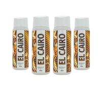 GLAMOUR PARFUM - Pack de 4 Recambios de Ambientador de Hogar El Cairo - 300 ml - Fragancia Frutal y Floral - Aroma de Larga Duración - Ambientador Textil - para Pulverizar en la Cama o en Cortinas