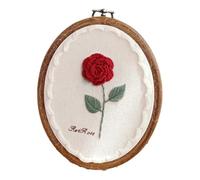 GlamourYard Bordado a mano Kits de punto cruz floral con instrucciones for adultos patrón bordado Manualidades para mujeres(#3)