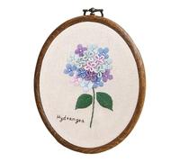 GlamourYard Bordado a mano Kits de punto cruz floral con instrucciones for adultos patrón bordado Manualidades para mujeres(#2)