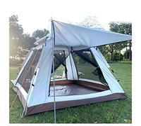 Glamping Tent 4 People Waterproof,Double Doors and Four Windows Tepee Tents for Camping Stable and Lightweight Insulated Tent for Family,Outdoor,Hiking and Mountaineering