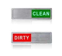 GlamRays Schmutzig Sauber Geschirrspülmaschine Magnet, señal de lavaplatos Limpia Sucia (Etiqueta roja-Verde)