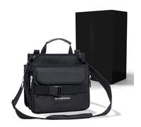 GlamSeries GlamCarrier Bolsa de cosméticos Bolsa de Maquillaje con Mucho Espacio de Almacenamiento, Neceser Plegable con asa y Correa de Transporte, Estuche de Belleza para maquilladores y peluqueros