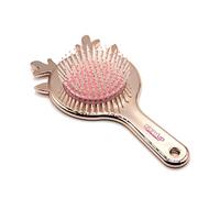 Glam'Up Paris - Cepillo para el pelo Ciervo Dorado - Cepillo de pelo desenredante con asa, cepillo pequeño, 19 x 10 x 3,5 cm, color dorado
