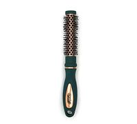 Glam'Up Paris - Cepillo redondo para cepillo con cerámica térmica de larga duración, ideal para cabello corto y medio largo, color verde rosa dorado