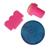 Glam'Up Paris - Kit de estampado para uñas - Aplicador + Rasqueta + Disco - Accesorios Nail Art - Kit reutilizable - Fácil de usar