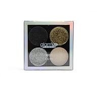 Glam'Up Paris - Sombra de Ojos Glitter - Paleta de Sombras de Ojos con Brillantes - 4 Colores - Ultra Pigmentada - Larga Duración - Textura Gel