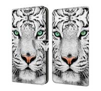 GLANDOTU Funda para Samsung Galaxy A13 4G/5G/A04S funda [tarjetera] [soporte] Flip PU cuero resistente a los golpes funda compatible con Samsung A13 4G/5G, tigre