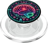 Glándula Pineal Despierto Estimulación del Tercer Ojo Pensamientos Interiores Mente PopSockets PopGrip para MagSafe