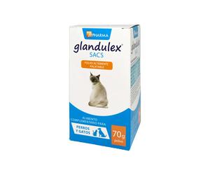 Glandulex sacs ayuda a formar heces firmes para permitir que su mascota vacíe de forma natural cada vez que defeque 70g.
