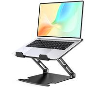 Glangeh Soporte Portatil Mesa Estable, Aleación de Aluminio Elevador Portatil con Ergonómico Altura Ajustable,Refrigeración Laptop Stand Compatible con MacBook Air/Pro y Tabletas 10-16”